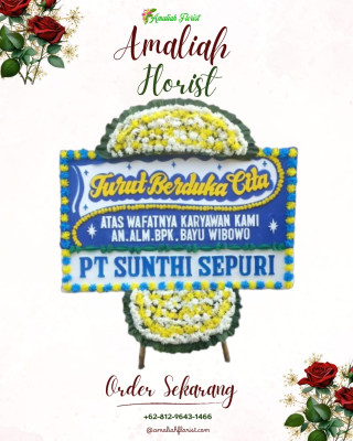 Papan Bunga Duka di Ampenan Tengah